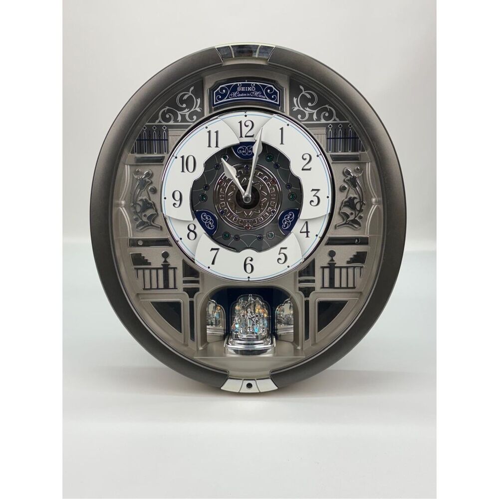 SEIKO Melodies in Motion Wall Clock Musical Motifs Seiko QXM366SRH-Tested